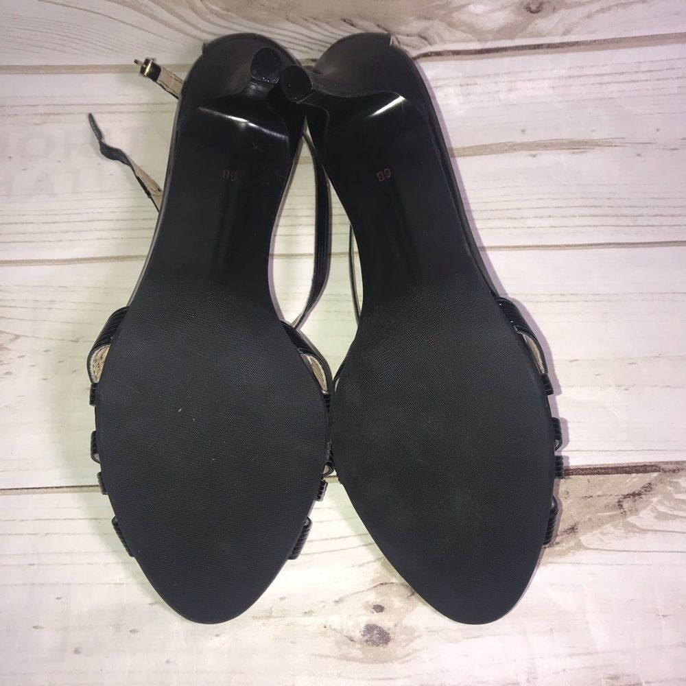 Talbots Getty Black Patent Leather Heel-Size 6B - Picture 4 of 8